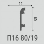 Плинтус напольный Bello Deco П16 80-19