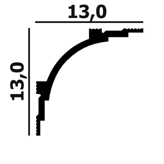 Потолочный плинтус Perfect Plus® P100
