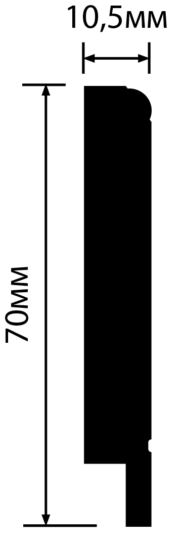 Плинтус HIWOOD B70