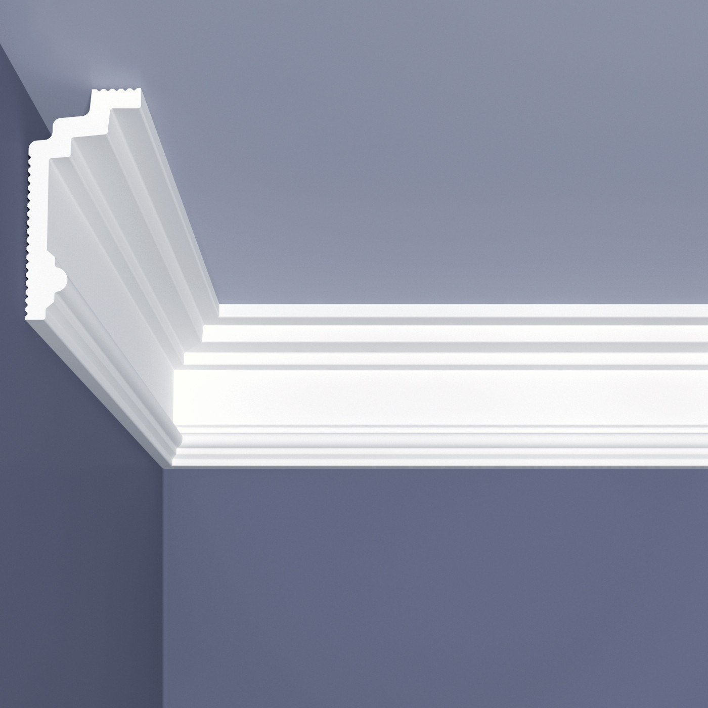 Плинтус потолочный Bello Deco С6/80 80x40