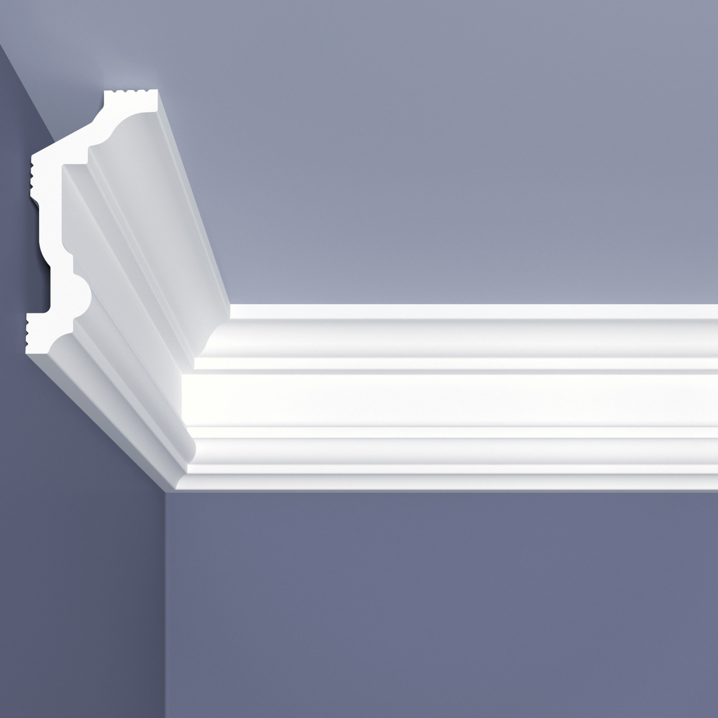 Плинтус потолочный Bello Deco С13/90 90x45