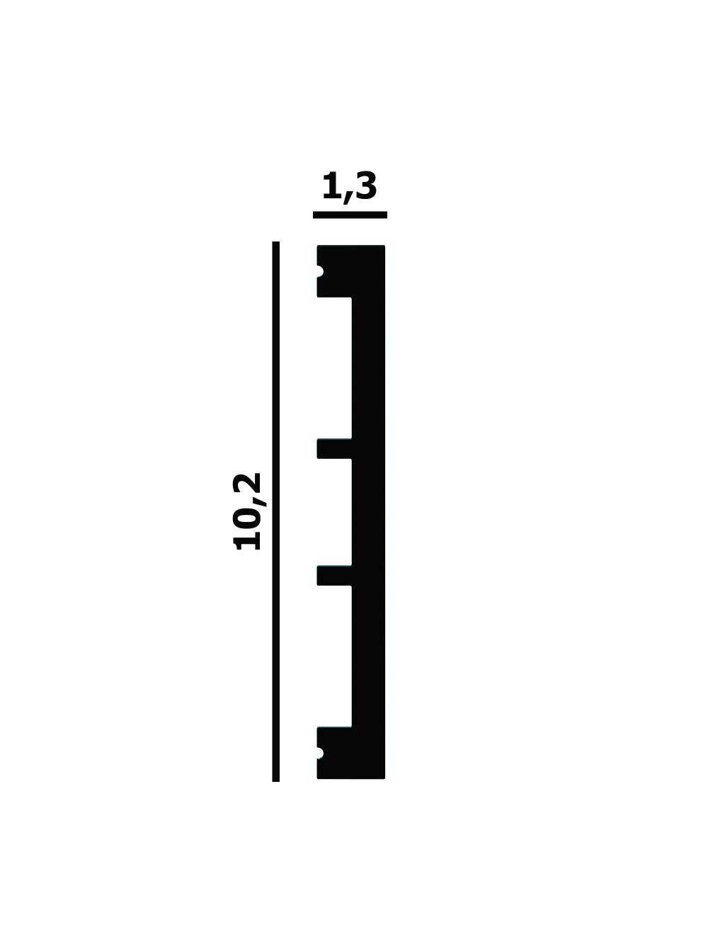 Напольный плинтус Perfect Plus® P75
