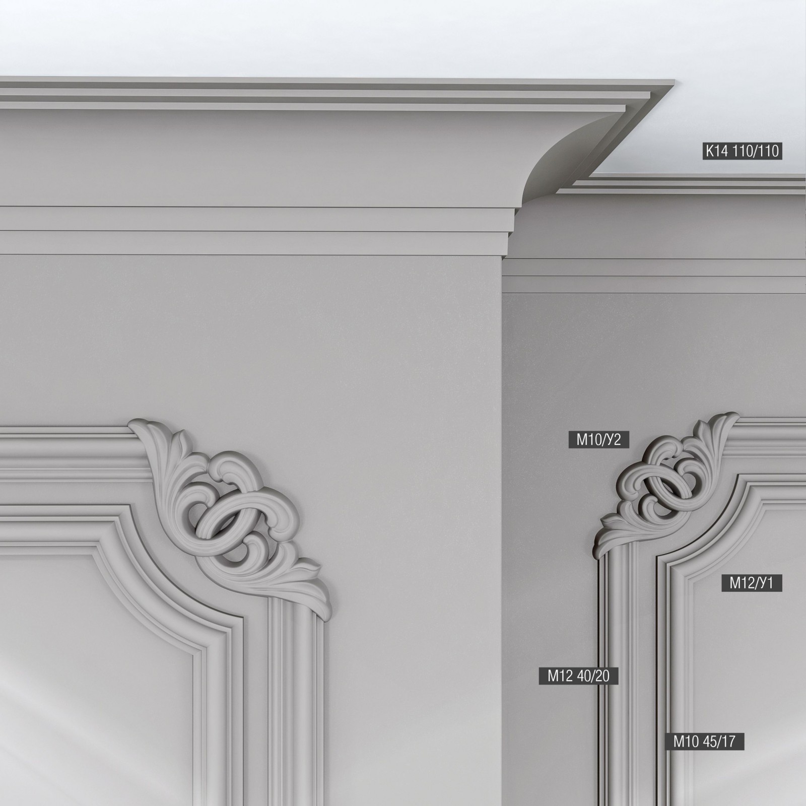 Декоративный элемент Bello Deco М12У1