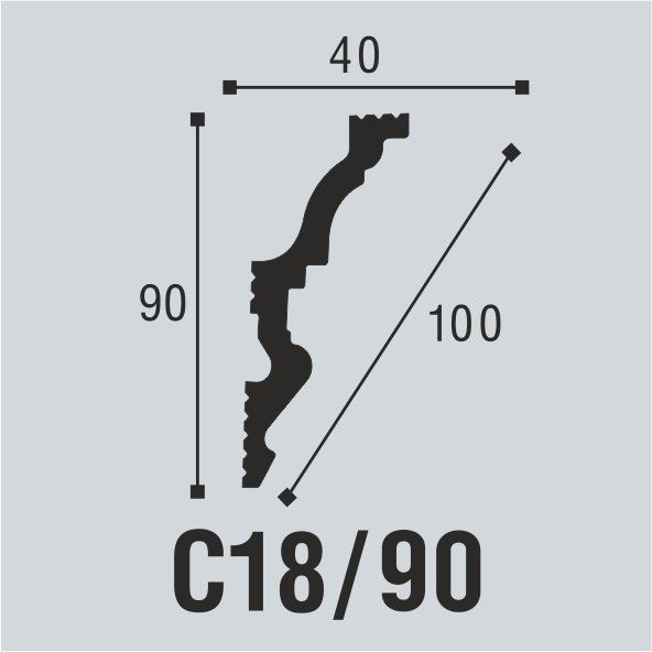 C 18/90 90x40