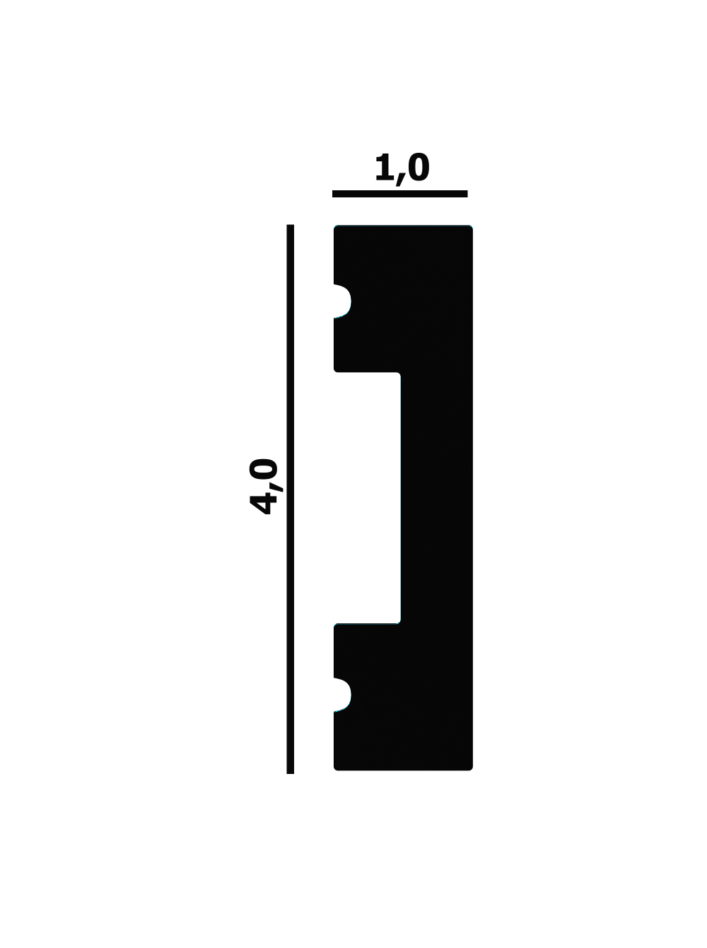 Напольный плинтус Perfect Plus® P89